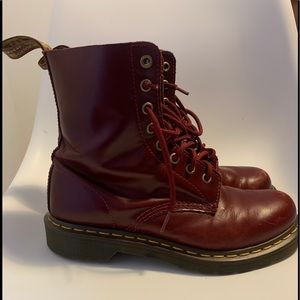 Maroon Dr Martens size 8 women's